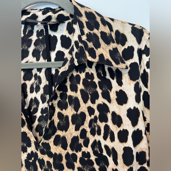 Zara Leopard Print Mini Dress - Picture 5 of 6